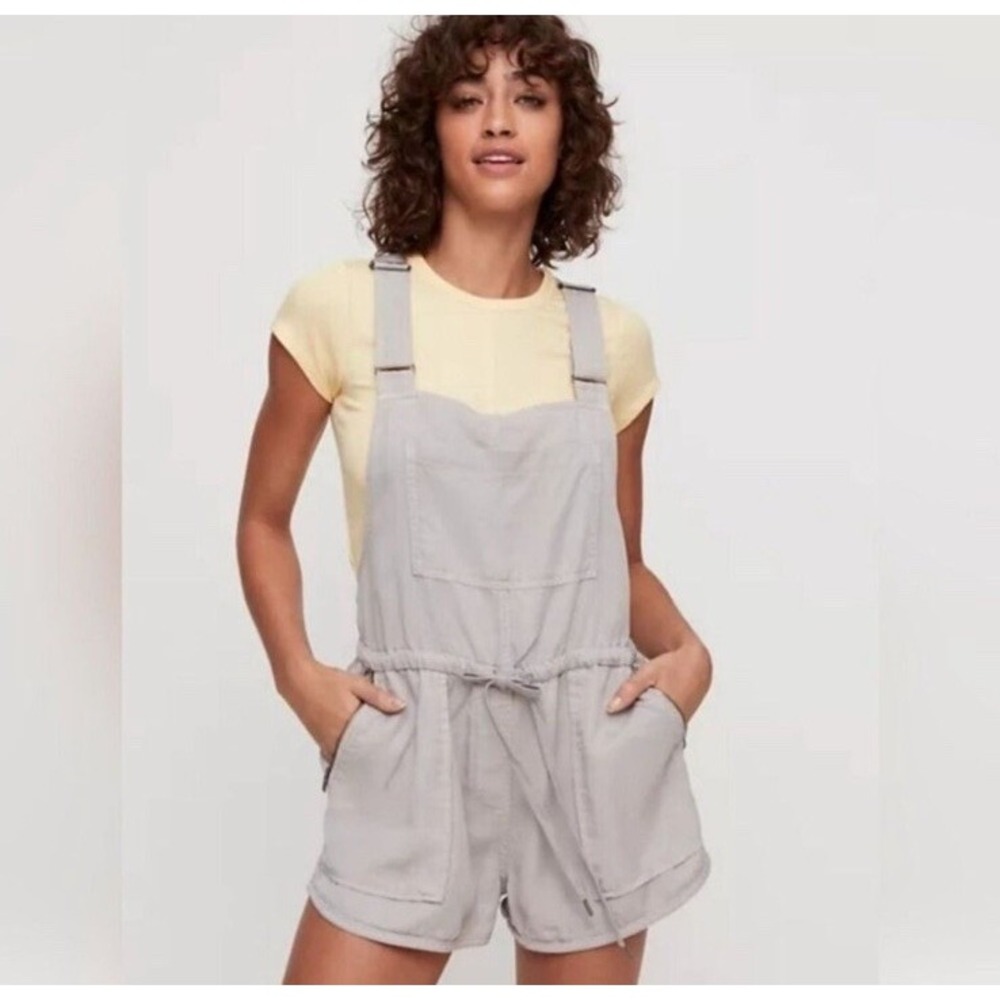 Wilfred Free Aritzia Beatriz Romper In Ashen Sz Large Preppy Summer Flaw